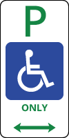 Parking Sign - Disability Parking Zone