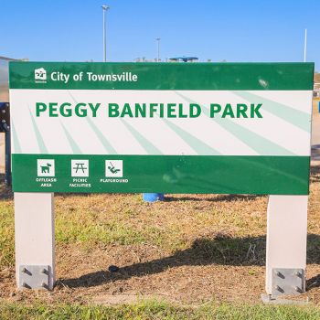 Peggy Banfield Park Sign