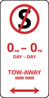 Parking Sign - Tow-Away Zone