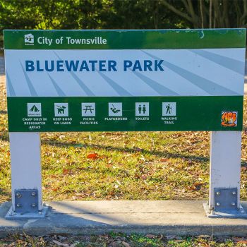 Bluewater Park Sign