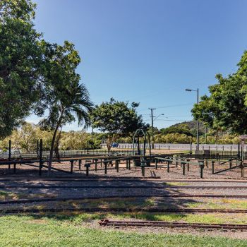 Lou Litster Park Train Tracks