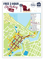 Christmas City Parking Map