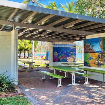 Horseshoe Bay Sheltered Picnic Tables