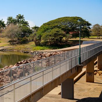 Aplins Weir Rotary Park Bridge