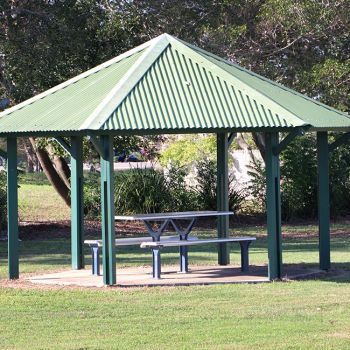 Col Campbell Park Sheltered Picnic Table