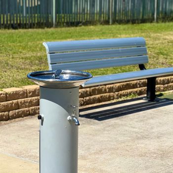 Freshwater Park Drinking Fountain and Bench