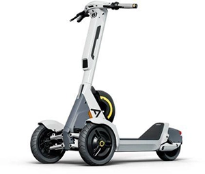 a white Ario e-Scooter