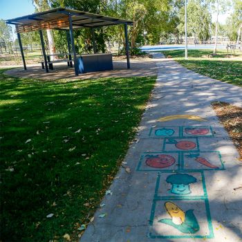 Charles Moroney Park Hopscotch