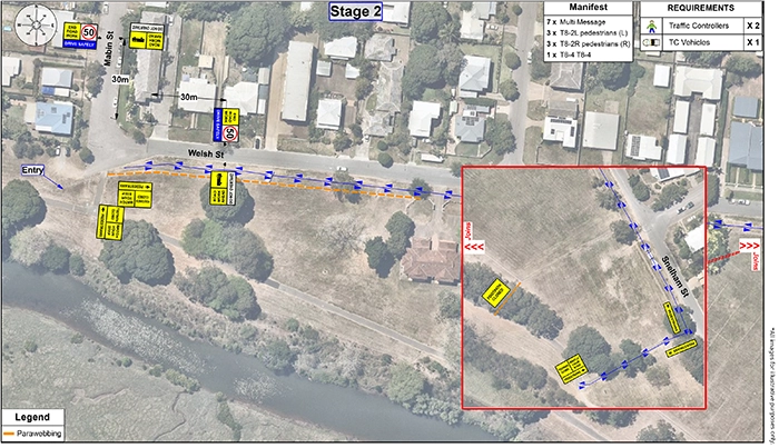 Riverine Site Maintenance location