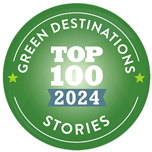 Sustainable Stories Global Top 100 2024 Badge