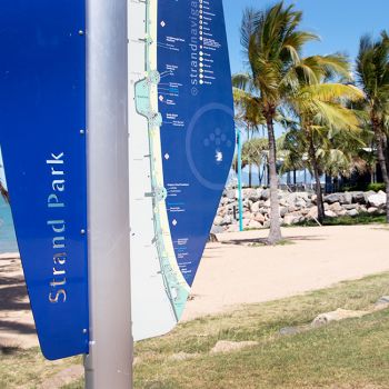 Strand Park Sign