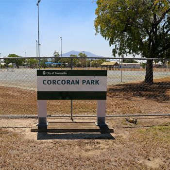 Corcoran Park Sign