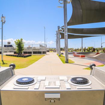 North Shore Youth Hub DJ Booth